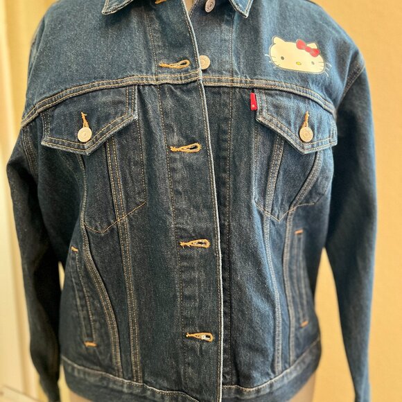 🎀 Levi’s x Hello Kitty Trucker Jacket (2018 Collab) – Size XL – NWT - Picture 3 of 6